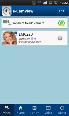 e-CamView android App screenshot 3